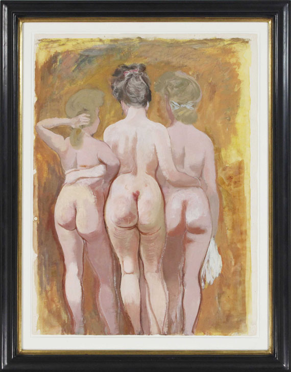 George Grosz - Three Female Nudes - Image du cadre
