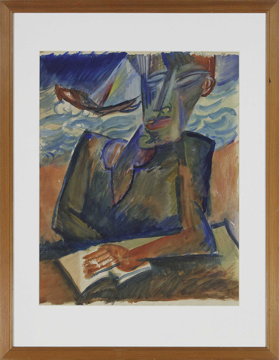 Conrad Felixmüller - Mann am Meer - Image du cadre