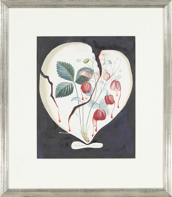 Salvador Dalí - Coeur de fraises - Image du cadre