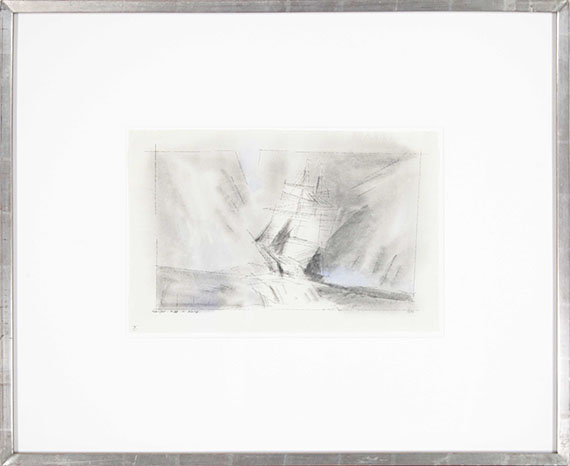 Lyonel Feininger - Brigg in Dünung - Image du cadre