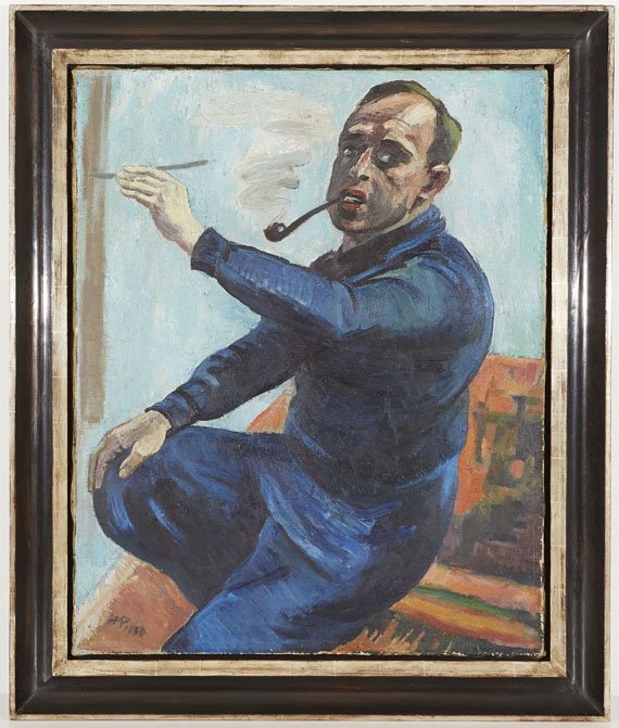 Hermann Max Pechstein - Selbstbildnis - Image du cadre