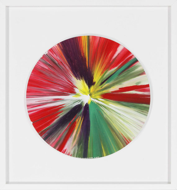 Damien Hirst - Spin Painting - Image du cadre