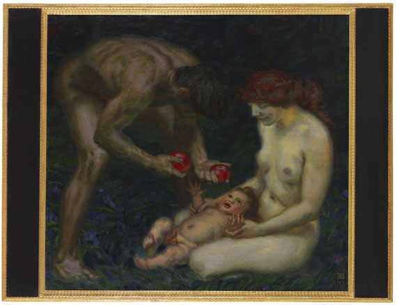 Franz von Stuck - Adam und Eva (Die Familie)