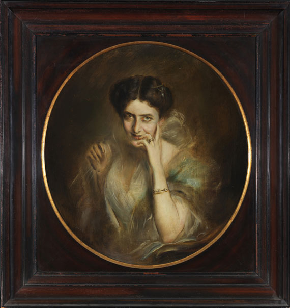 Franz von Lenbach - Porträt der Mary Victoria Lady Curzon von Kedleston, Vizekönigin von Indien - Image du cadre