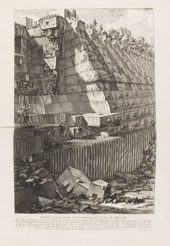 Giovanni Battista Piranesi - Le Antichitá Romane, Bd. II und IV - Autre image