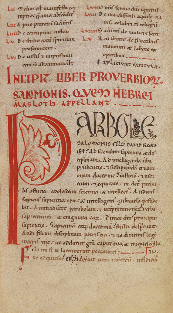  Biblia latina - Biblia latina. Handschrift auf Pergament, 12. Jahrhundert - Autre image