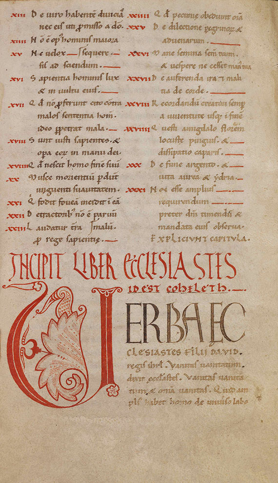  Biblia latina - Biblia latina. Handschrift auf Pergament, 12. Jahrhundert - Autre image