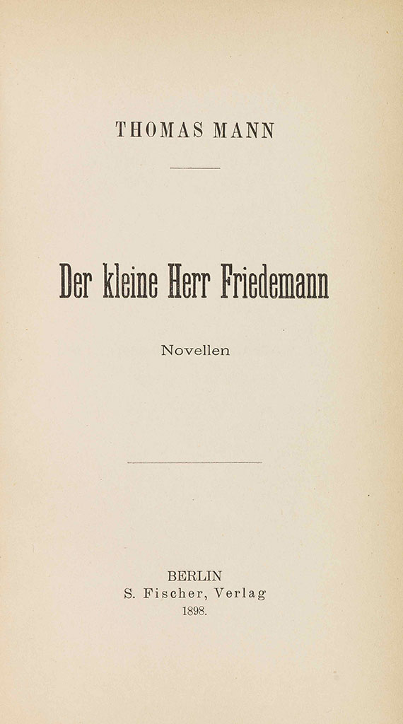 Thomas Mann - 3 Werke aus der Bibliothek Peter Pringsheim - Autre image