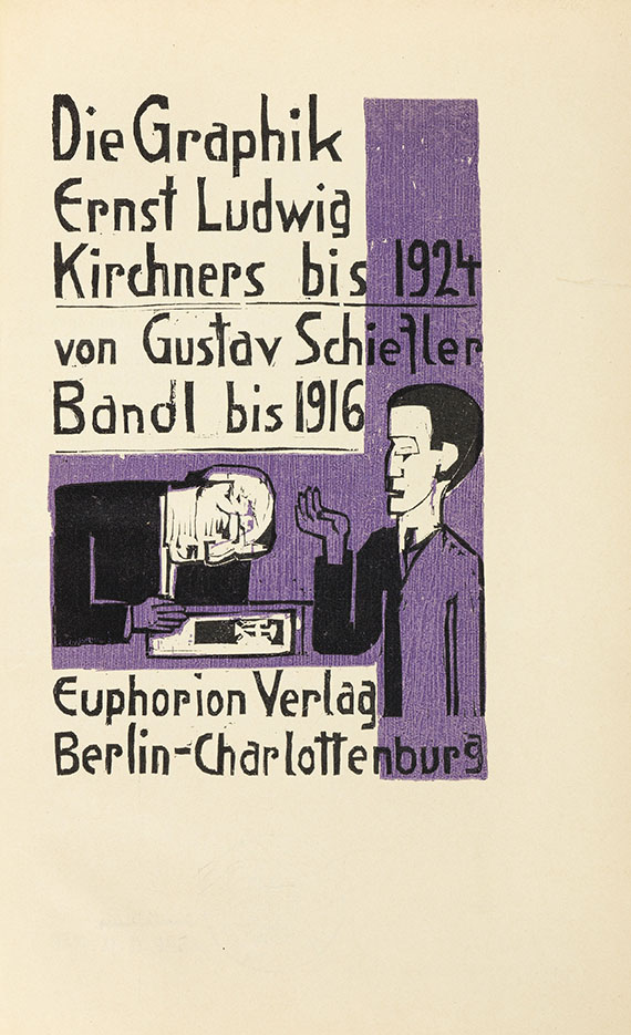 Gustav Schiefler - Die Graphik Ernst Ludwig Kirchners. 2 Bände