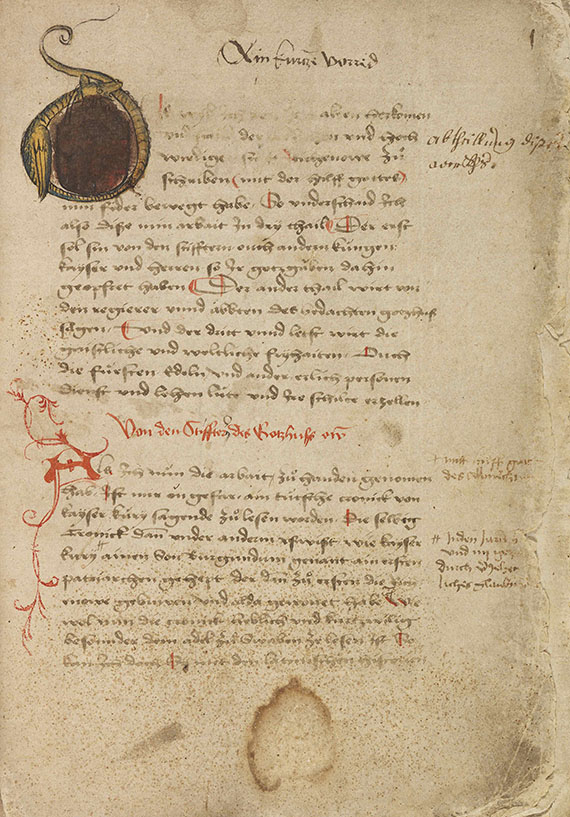  Manuskripte - Chronik von Reichenau. Handschrift 16. Jahrhundert - Autre image