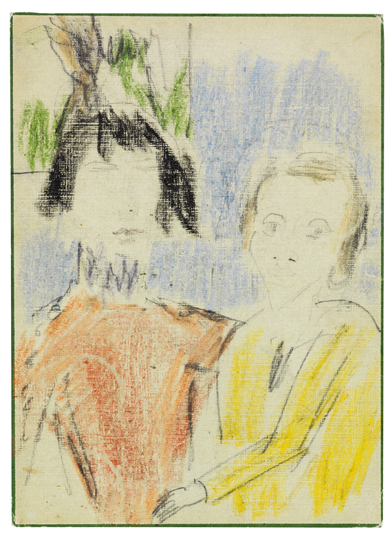 Erich Heckel - Siddi Heckel und Maschka Mueller