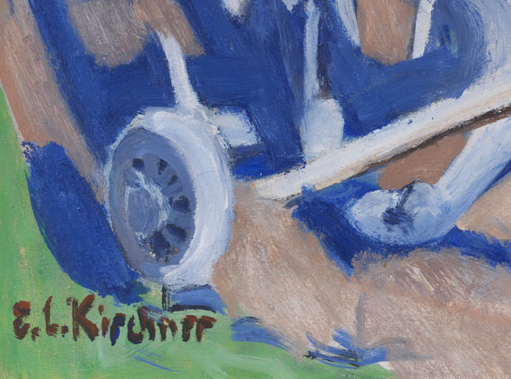 Ernst Ludwig Kirchner - Bauernwagen mit Pferd - Autre image