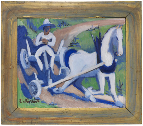 Ernst Ludwig Kirchner - Bauernwagen mit Pferd - Autre image