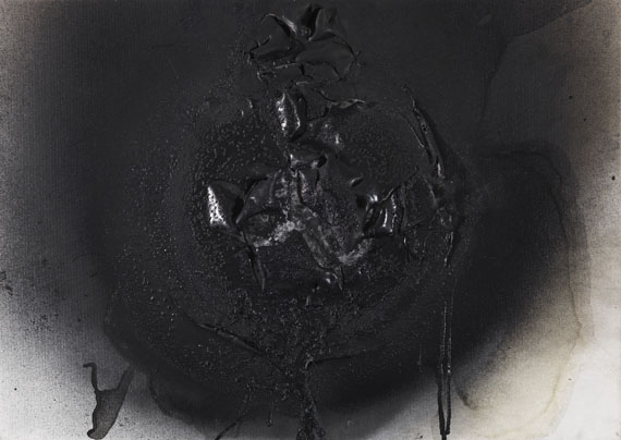 Otto Piene - Black Rose Marble