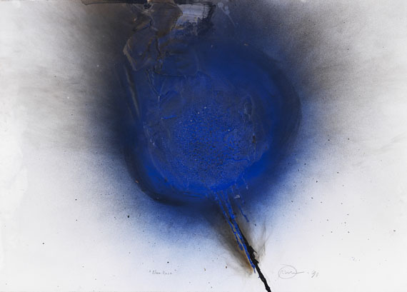 Otto Piene - Blue Rose