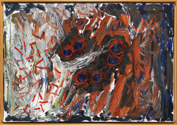 A. R. Penck (d.i. Ralf Winkler) - Die Wurzeln des Kalten Krieges - Image du cadre