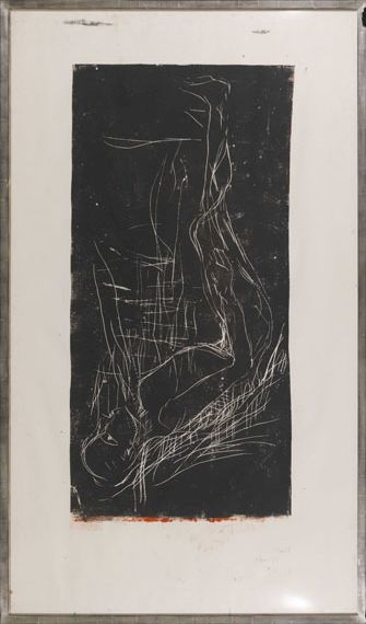 Georg Baselitz - Gebückter - Image du cadre