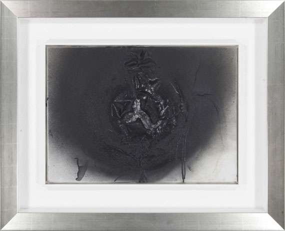 Otto Piene - Black Rose Marble - Image du cadre