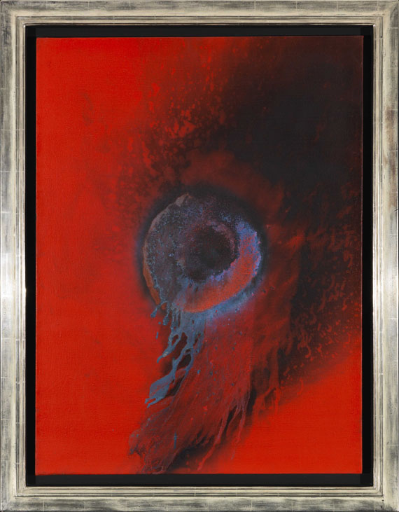 Otto Piene - Blue Vortex - Image du cadre