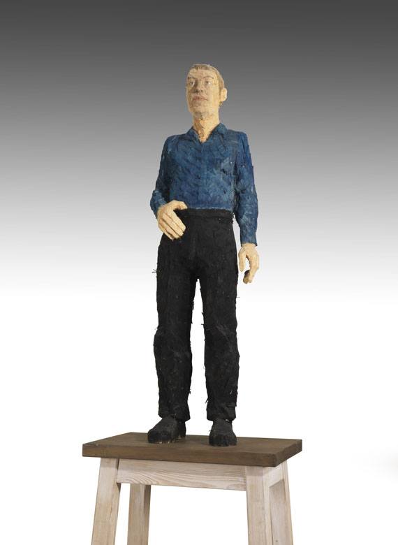 Stephan Balkenhol - Mann mit blauem Hemd - Autre image