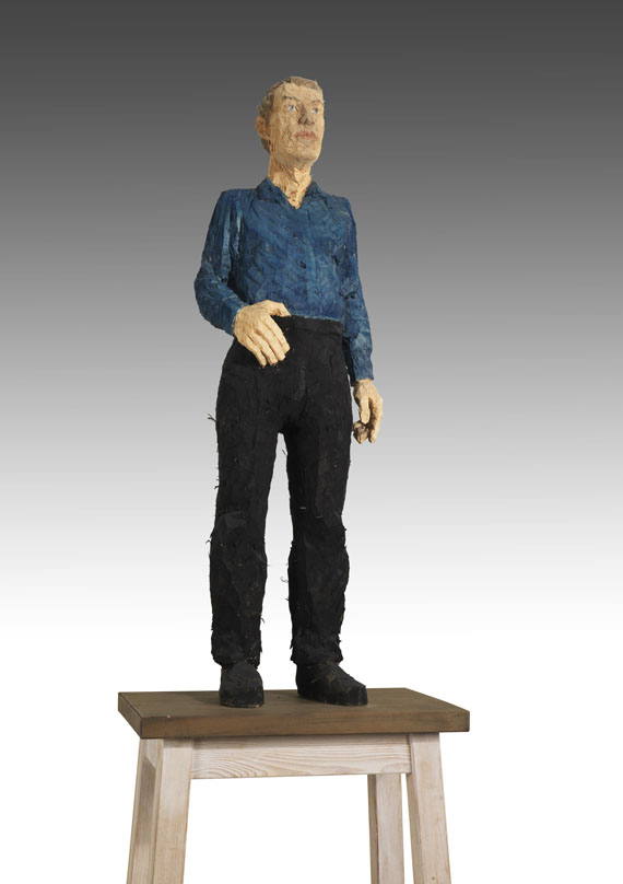 Stephan Balkenhol - Mann mit blauem Hemd - Autre image