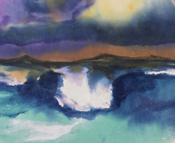 Emil Nolde - Sturzwelle unter violettem Himmel - Autre image
