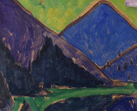 Gabriele Münter - Blick aufs Murnauer Moos (Blaue Berge) - Autre image