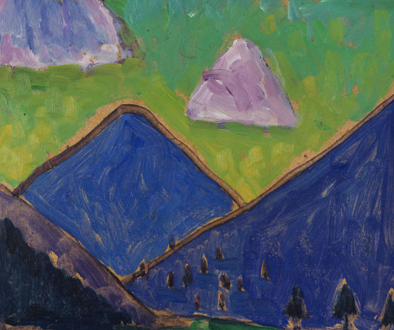 Gabriele Münter - Blick aufs Murnauer Moos (Blaue Berge) - Autre image