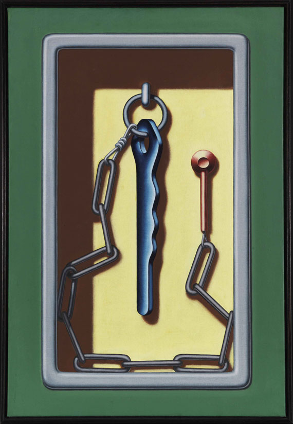 Konrad Klapheck - Der verhinderte Apostel - Image du cadre