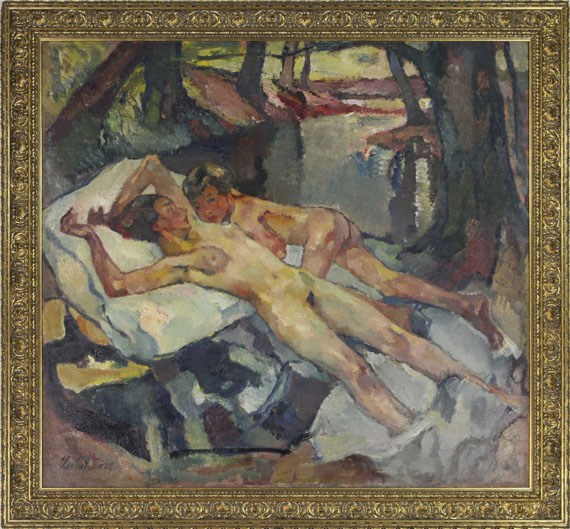 Leo Putz - Ein Sommertag - Image du cadre
