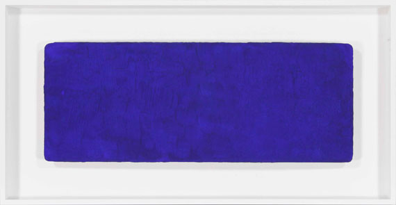 Yves Klein - Monochrome bleu sans titre - Image du cadre