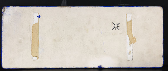 Yves Klein - Monochrome bleu sans titre - Verso