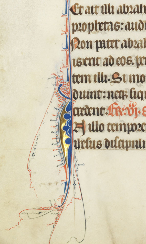  Manuskripte - Lektionar. Pergamenthandschrift, Frankreich um 1325-50 - Autre image