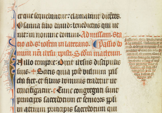  Manuskripte - Lektionar. Pergamenthandschrift, Frankreich um 1325-50 - Autre image