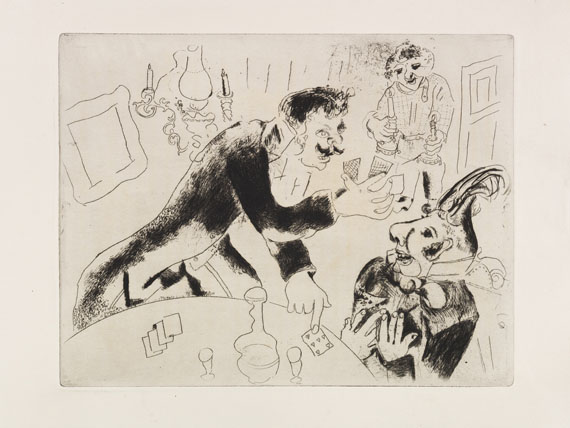 Marc Chagall - Gogol, Nicolas, Les ames mortes, 2 Bände