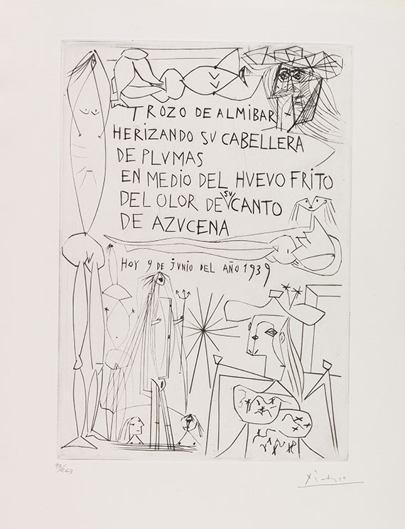 Pablo Picasso - El entierro del Conde de Orgaz - Autre image