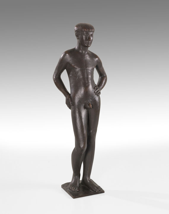 Gerhard Marcks - Stehender Jüngling, Arm eingestützt - Autre image