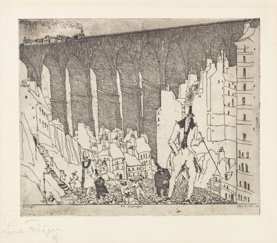 Lyonel Feininger - The Disparagers (Die Höhnenden / Die Ausgestoßenen)