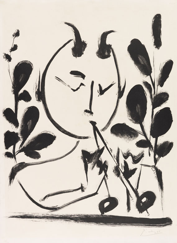 Pablo Picasso - Faune aux branchages