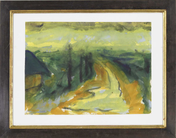 Emil Nolde - Marschlandschaft - Image du cadre