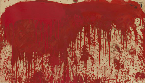 Hermann Nitsch - Malaktionsrelikt, Wiener Sezession