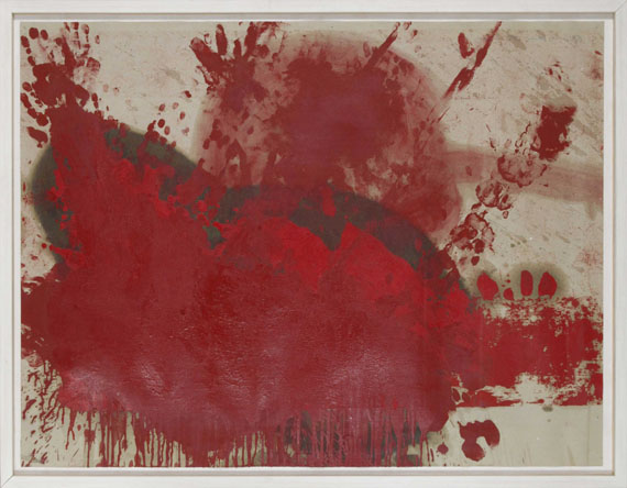 Hermann Nitsch - Ohne Titel - Image du cadre