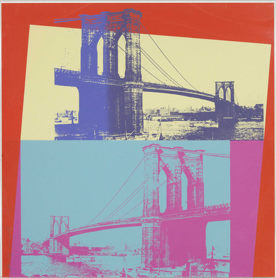 Andy Warhol - Brooklyn Bridge - Image du cadre
