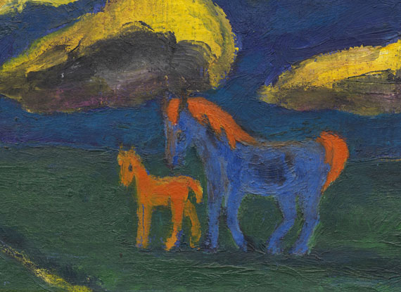 Emil Nolde - Landschaft mit Mutterpferd - Autre image