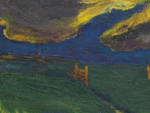 Emil Nolde - Landschaft mit Mutterpferd - Autre image