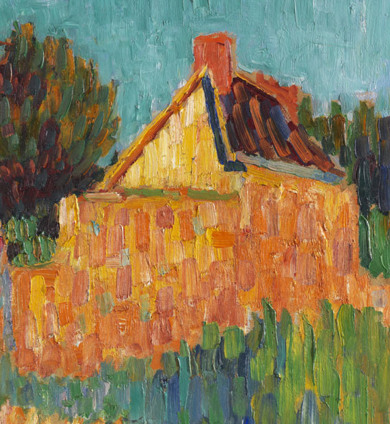 Alexej von Jawlensky - Kleines Haus vor Buschwerk (Französische Landschaft) - Autre image