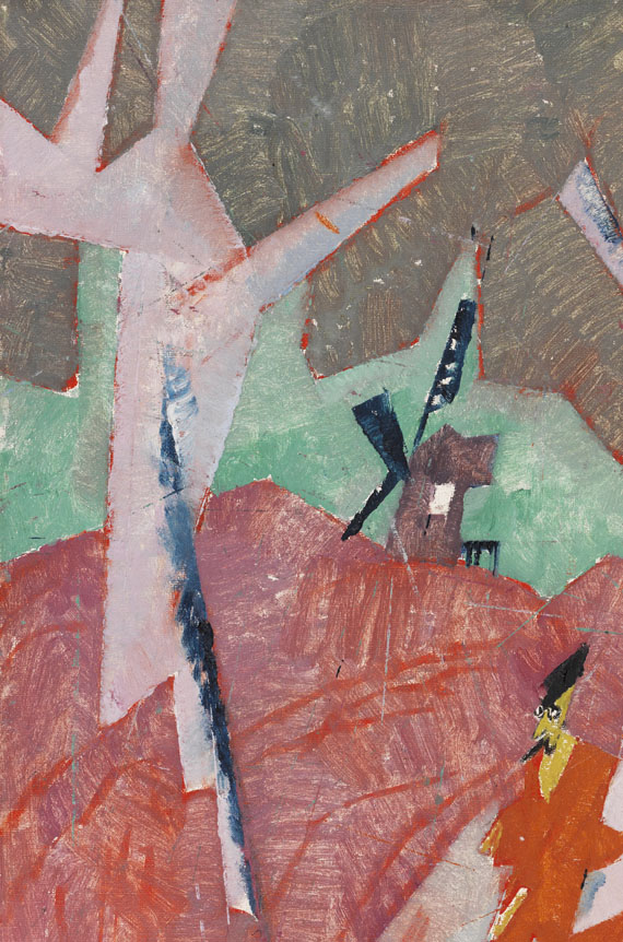 Lyonel Feininger - Der junge Mann aus dem Dorfe / Mill with Red Man - Autre image