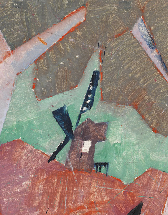 Lyonel Feininger - Der junge Mann aus dem Dorfe / Mill with Red Man - Autre image