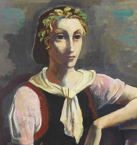 Karl Hofer - Blumenmädchen (Flower Girl) - Autre image