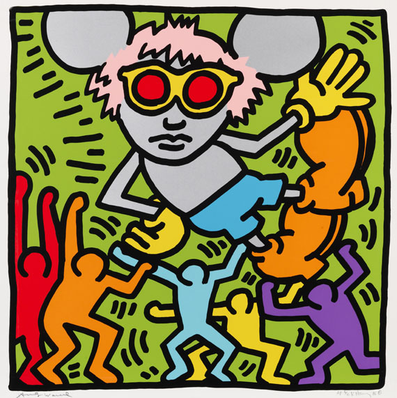 Keith Haring - Andy Mouse (4 Blatt) - Autre image